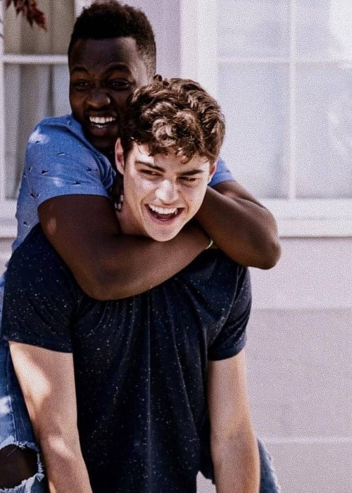Trezzo Mahoro as seen in a picture taken with fellow actor Noah Centineo in October 2018