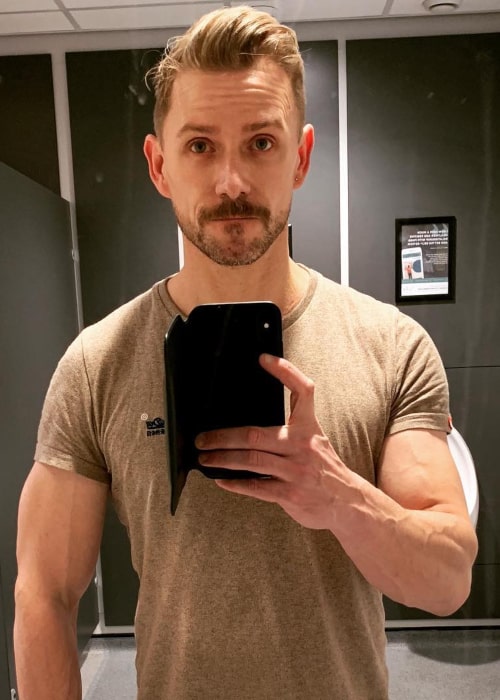 Wayne Goss as seen in an Instagram selfie in October 2018
