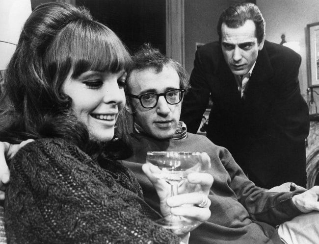 Woody Allen (Center) with Diane Keaton and Jerry Lacy from the Broadway play 'Play It Again, Sam'