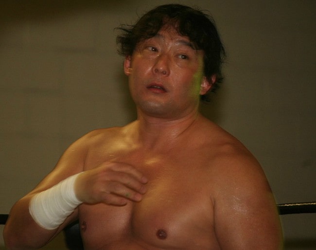 Yoshihiro Tajiri as seen in March 2018