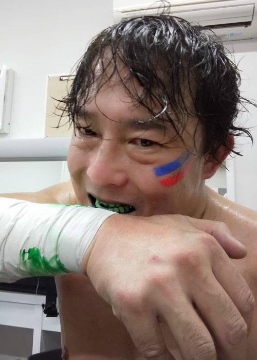 Yoshihiro Tajiri in an Instagram post as seen in November 2019