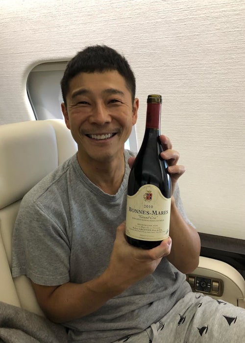 Yusaku Maezawa as seen in an Instagram Post in May 2019