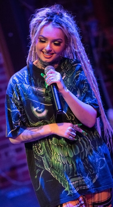 Zhavia Ward as seen while performing in Seattle, King County, Washington on November 17, 2019