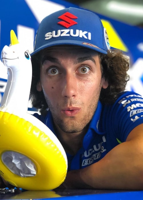 Álex Rins as seen in an Instagram Post in October 2019