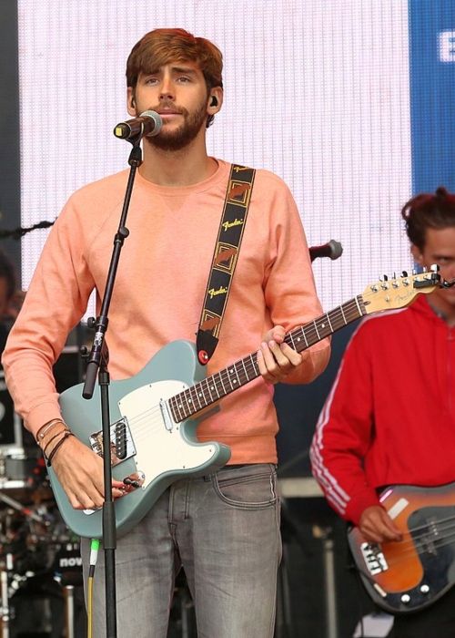 Álvaro Soler performing at the Tag der Sachsen in Löbau, Germany in 2017