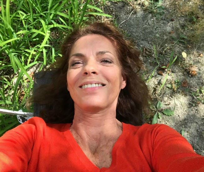 Élizabeth Bourgine in an Instagram selfie as seen in September 2019