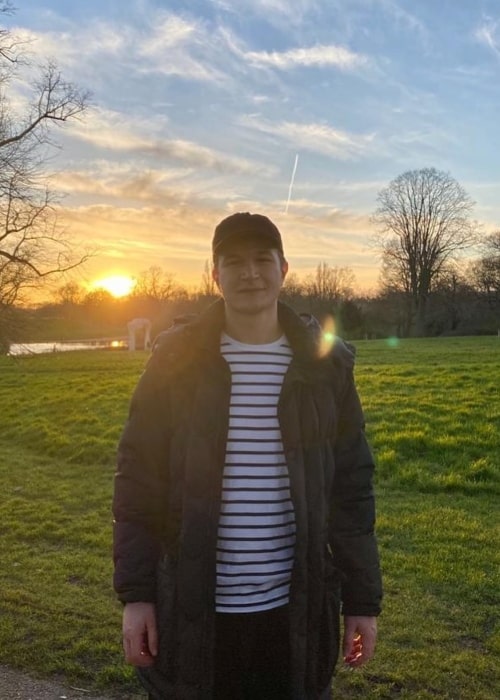 Alec Utgoff as seen in a picture taken in Hyde Park, London in March 2020