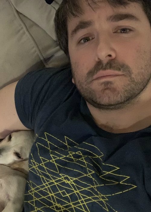 Alex Brightman in a selfie as seen in December 2019