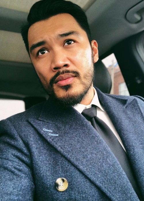 Alex Mallari Jr. as seen while taking a car selfie in February 2020