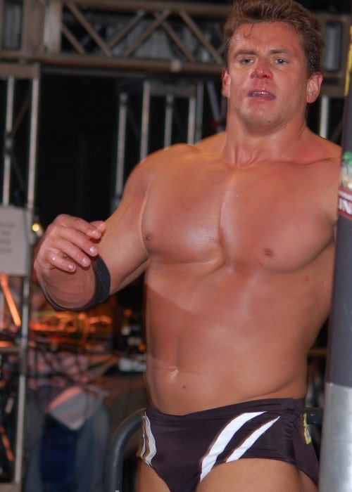 Alex Riley as seen in a picture taken in January 2010 in Tampa, Florida at the FCW arena