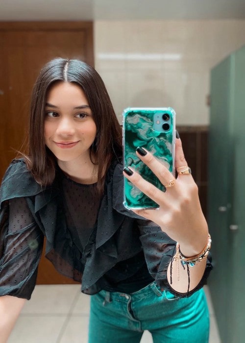 Alexa Rivera Villegas in a selfie in February 2020