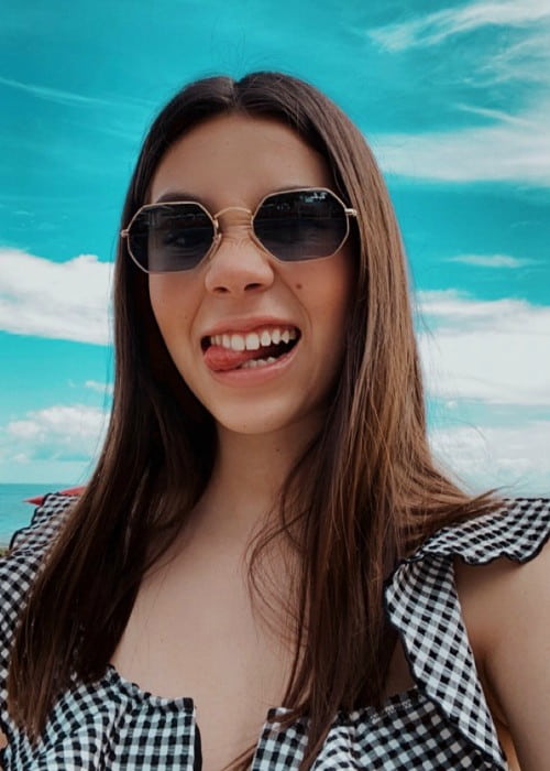 Alexa Rivera Villegas in an Instagram selfie in January 2020