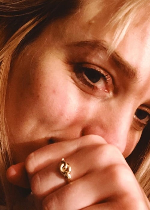 Alison Sudol as seen in a selfie taken in December 2019