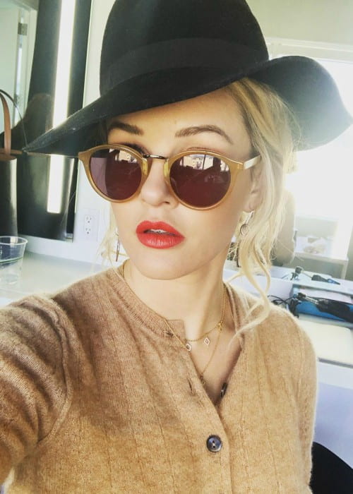 Ambyr Childers in a selfie in December 2019