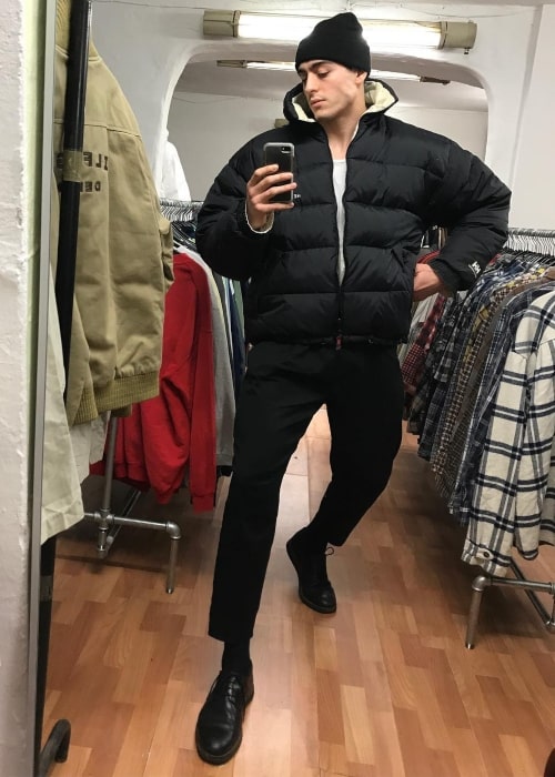 Andrés Sanjuan as seen in a selfie taken at the Marla Concept Store in Berlin in March 2018