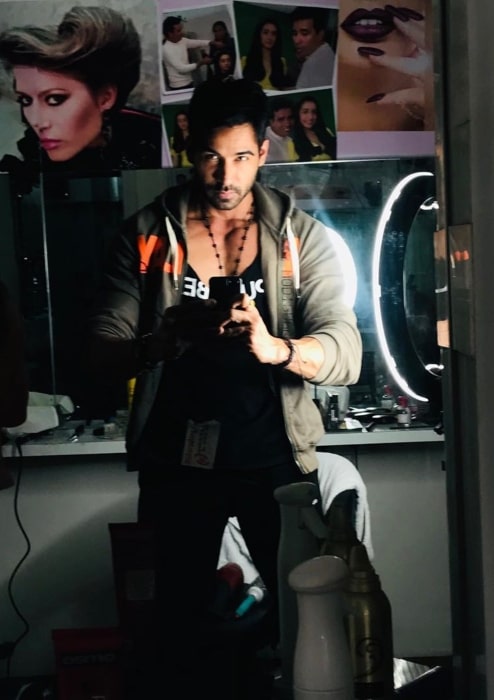 Arhaan Khan flaunting his new look in March 2020