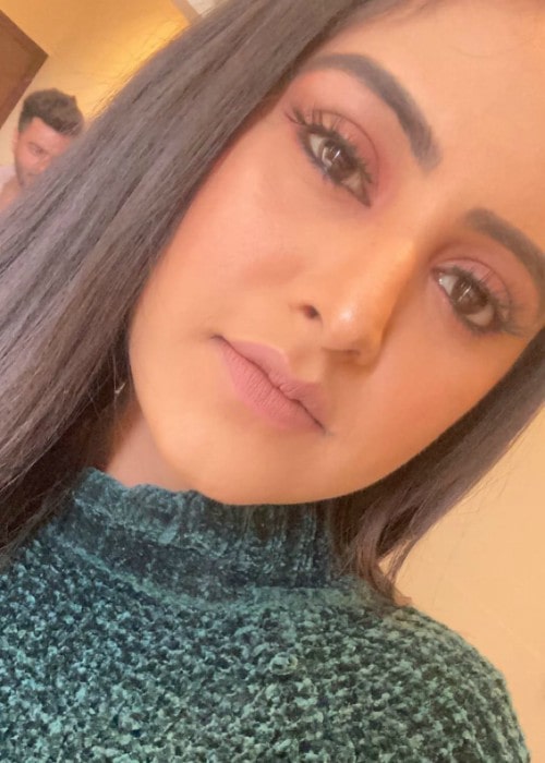 Baani Sandhu in an Instagram selfie as seen in March 2020