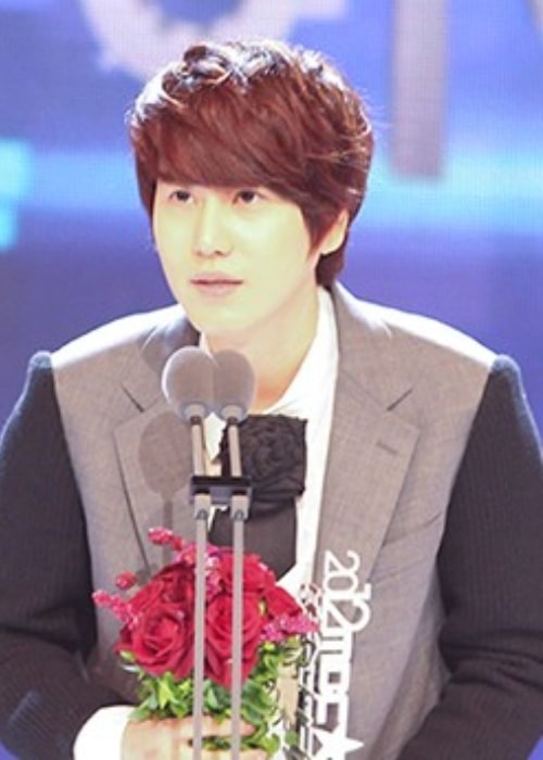 Cho Kyu-hyun as seen at the MBC Entertainment Awards in December 2012