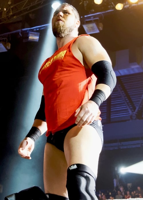 Curtis Axel during a live event on April 17, 2015