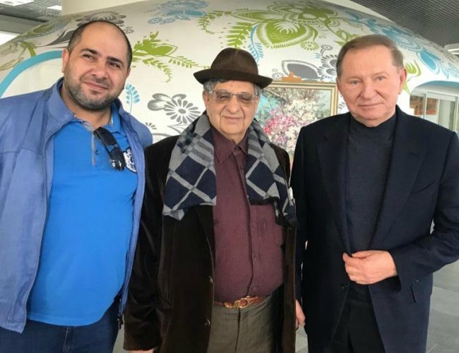 Cyrus S. Poonawalla (Center) in Ukraine as seen in November 2018