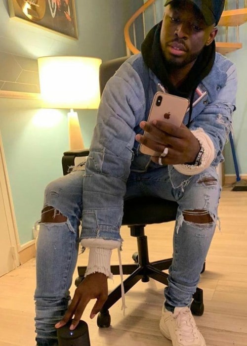 Dadju in a selfie as seen in December 2019