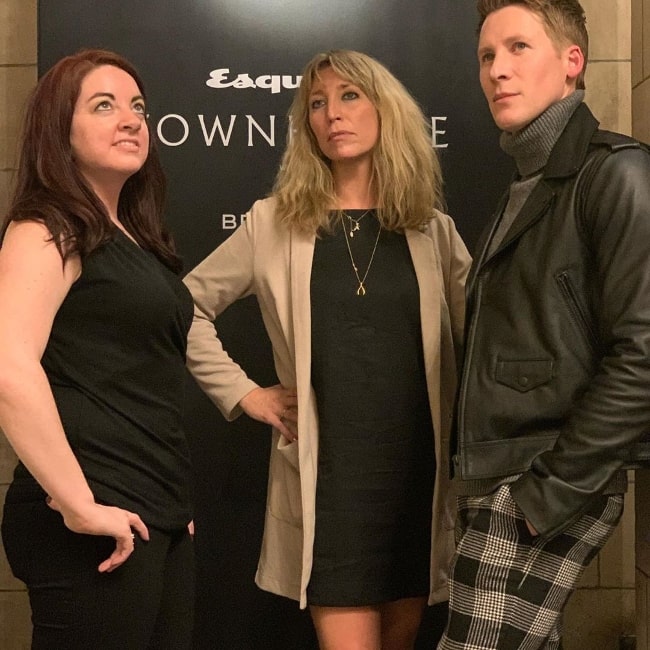 Daisy Haggard (Center) as seen while posing for a picture alongside Lynn Renee Maxcy and Dustin Lance Black in October 2019