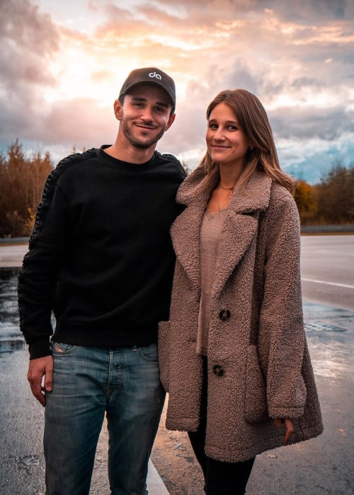 Daniel Abt and his sister, as seen in November 2019