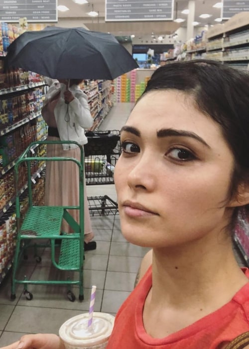 Daniella Pineda as seen in October 2018