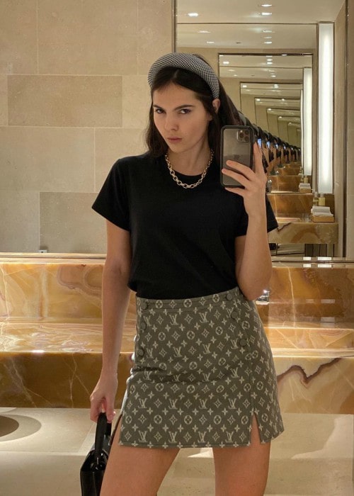 Doina Ciobanu in a selfie in October 2019
