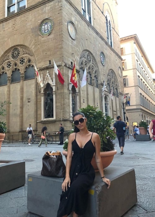 Edilsy Vargas as seen in a picture taken in Firenze, Tuscany, Italy in August 2019