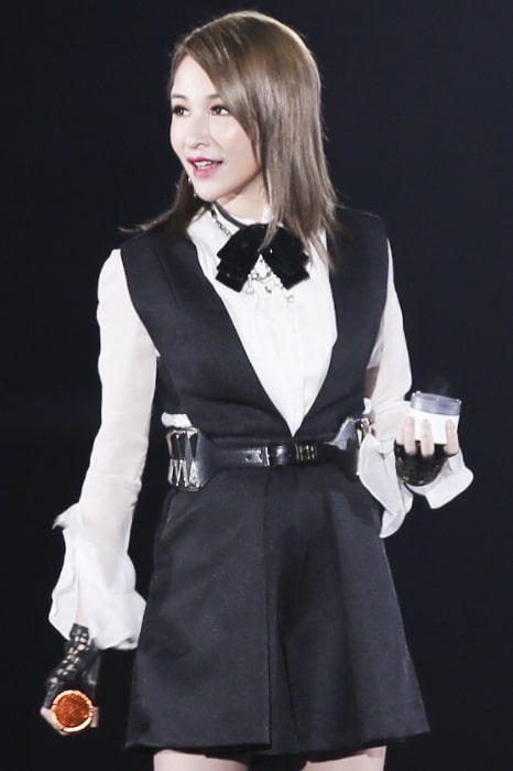 Elva Hsiao pictured at Man Power Concert in Beijing in July 2015