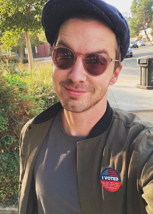 Erik Stocklin as seen while taking a selfie in November 2018