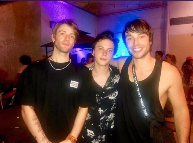 From Left to Right - Drew Chadwick, Keaton Stromberg, and Wesley Stromberg posing for a picture in September 2019