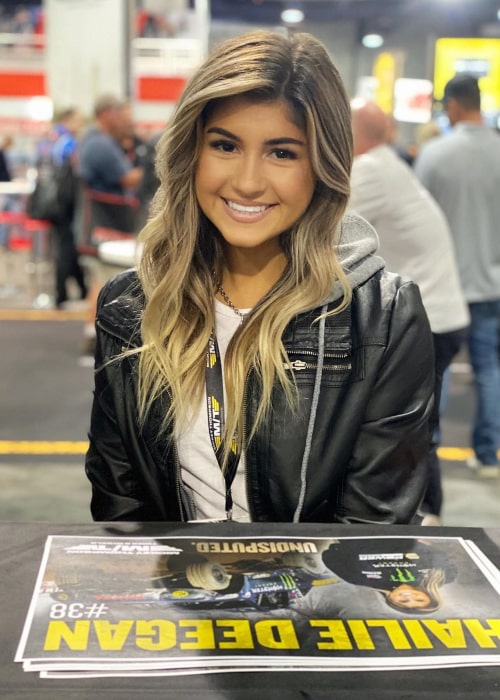 Hailie Deegan as seen in an Instagram Post in November 2019