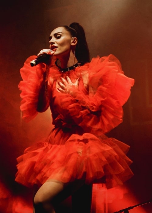 Ilira as seen while performing in Berlin, Germany in May 2019