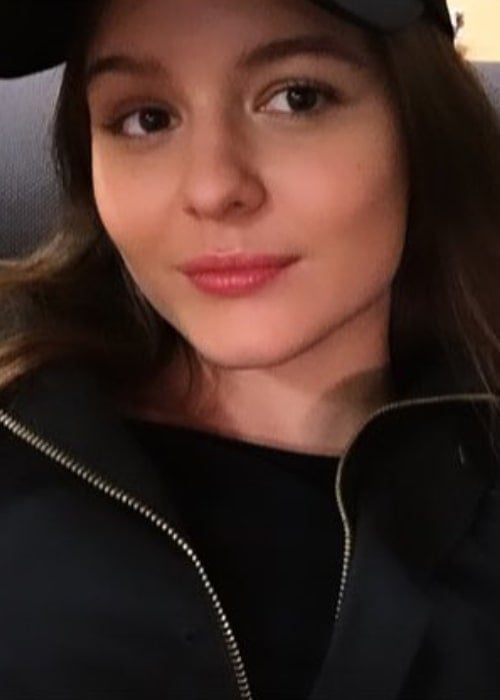Izabela Vidovic as seen in a closeup picture taken in March 2019