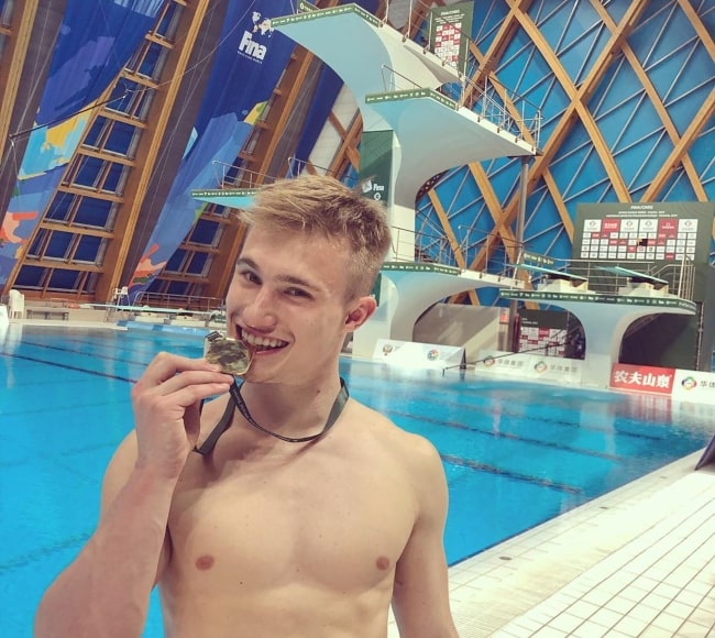 Jack Laugher as seen in May 2019