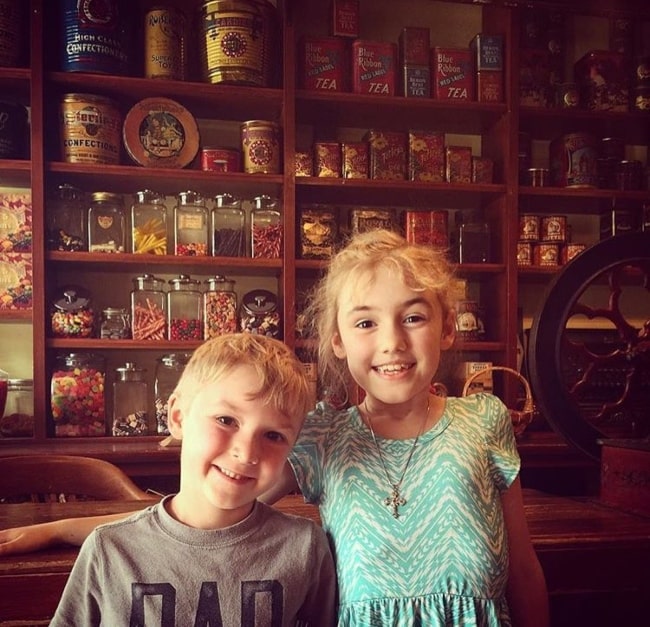 Jacob Ballinger with his sister Bailey as seen in June 2016