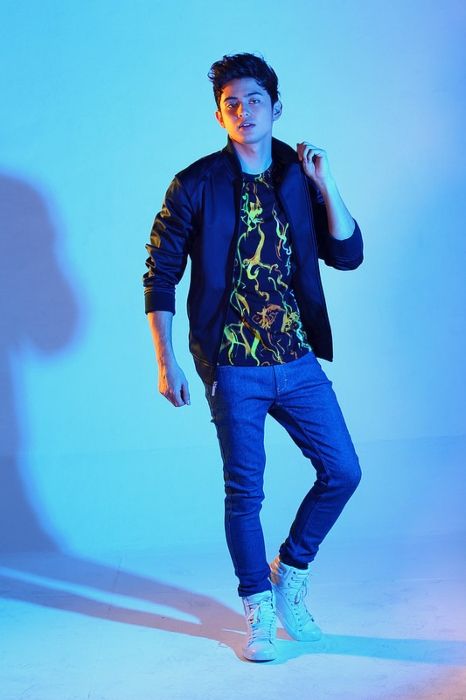 James Reid seen during a photo shoot for Mint perfume in 2015