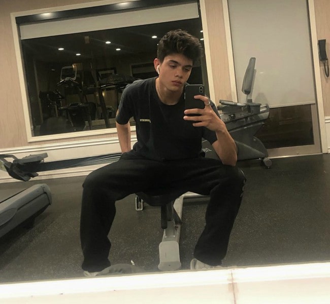 Jay Ulloa in a selfie in February 2020