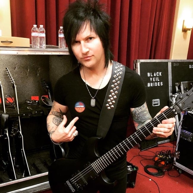 Jinxx as seen in a picture taken in February 2020, after having cast his vote