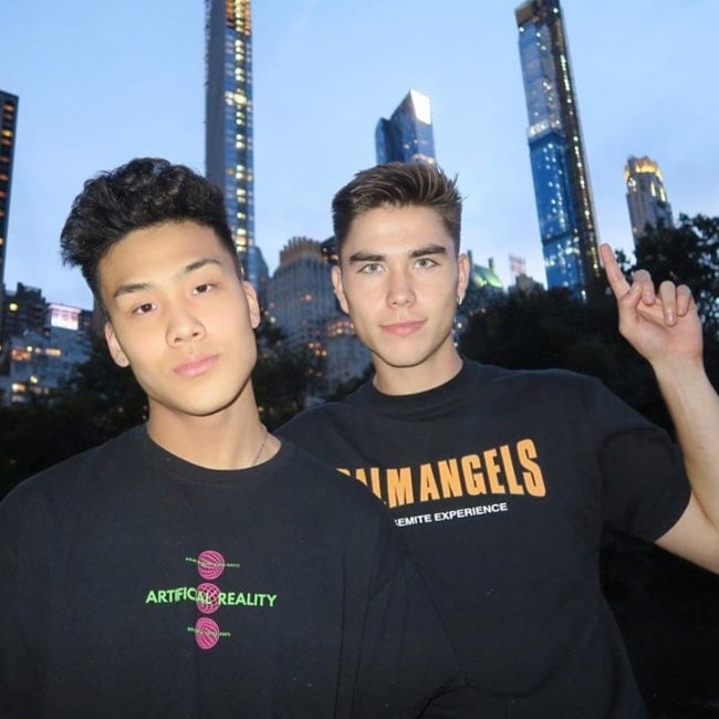 Joseph Sim as seen in a picture taken with Nick Mayorga in October 2019