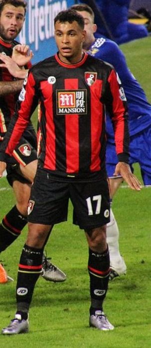 Joshua King seen during the Chelsea vs Bournemouth match in 2015