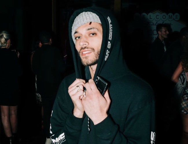 Kalin White in an Instagram post as seen in November 2019