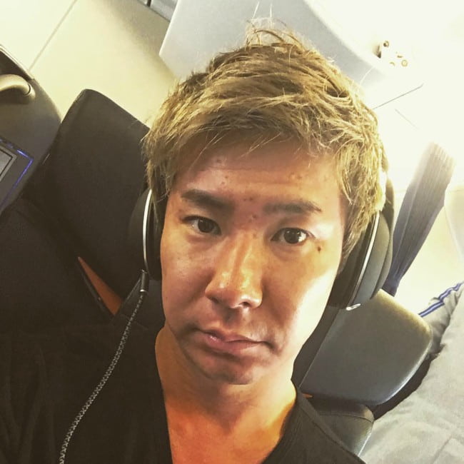 Kamui Kobayashi in an Instagram selfie as seen in May 2017