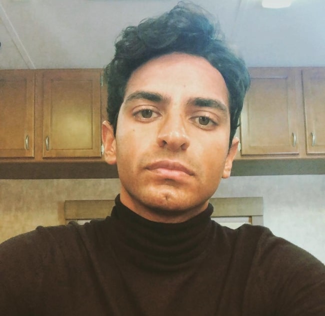 Karan Soni as seen while taking a selfie in Los Angeles, California in October 2018