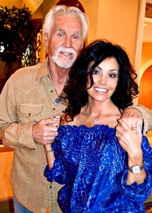 Kenny Rogers and Wanda Miller, as seen in February 2019