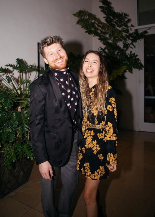 Kristen McAtee and Scotty Sire, as seen in December 2019