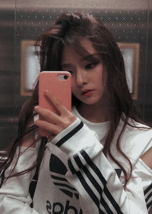 Lee Na-gyung as seen in a selfie taken in November 2019