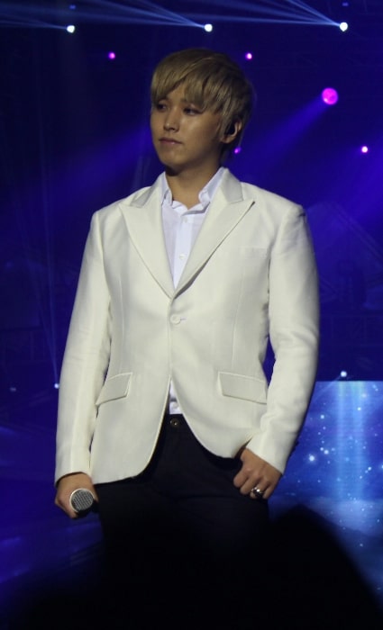 Lee Sung-min as seen during Super Show 5 in Manila in October 2013